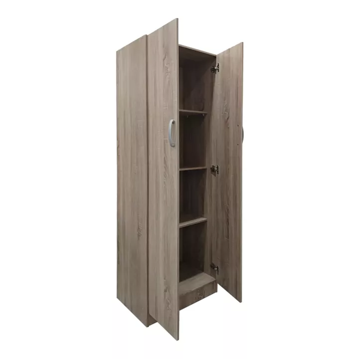 Ντουλάπα δίφυλλη Lego pakoworld σε sonoma απόχρωση 60x42x180εκ