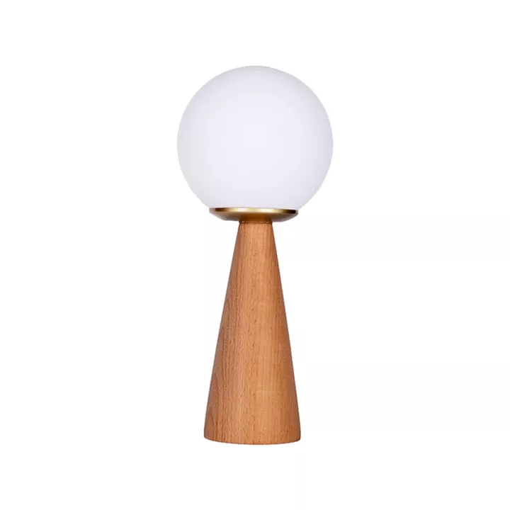 Επιτραπέζιο φωτιστικό Seziko pakoworld Ε27 σε φυσική απόχρωση Φ15x37εκ