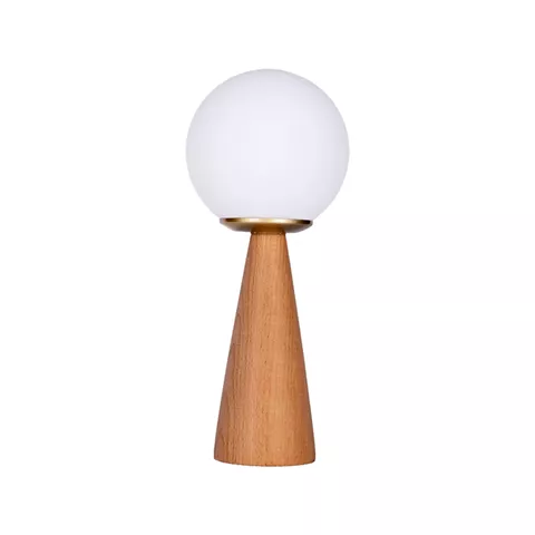 Επιτραπέζιο φωτιστικό Seziko pakoworld Ε27 σε φυσική απόχρωση Φ15x37εκ