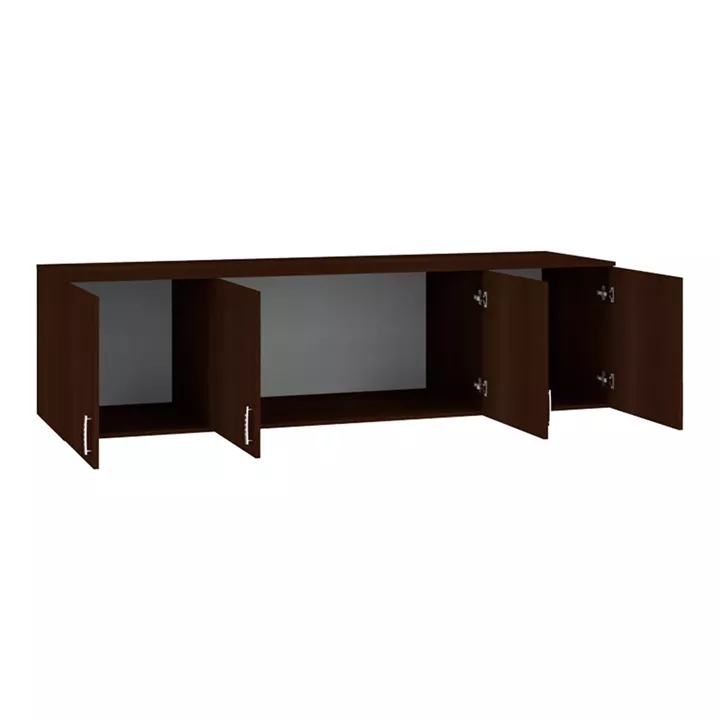 Royal pakoworld four-leaf wardrobe loft wenge 200x58x53cm