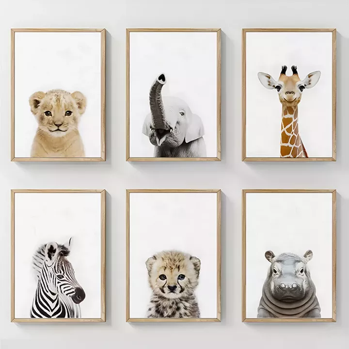 Πίνακας Loriel pakoworld εξάπτυχος με ψηφιακή εκτύπωση και πλαίσιο 33x1.5x48εκ