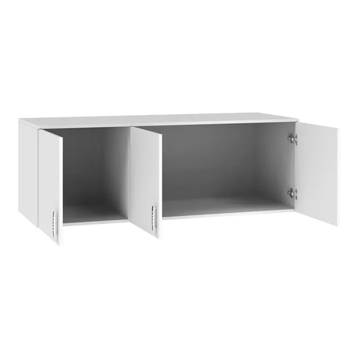 Royal pakoworld three-leaf wardrobe loft white 150x58x53cm