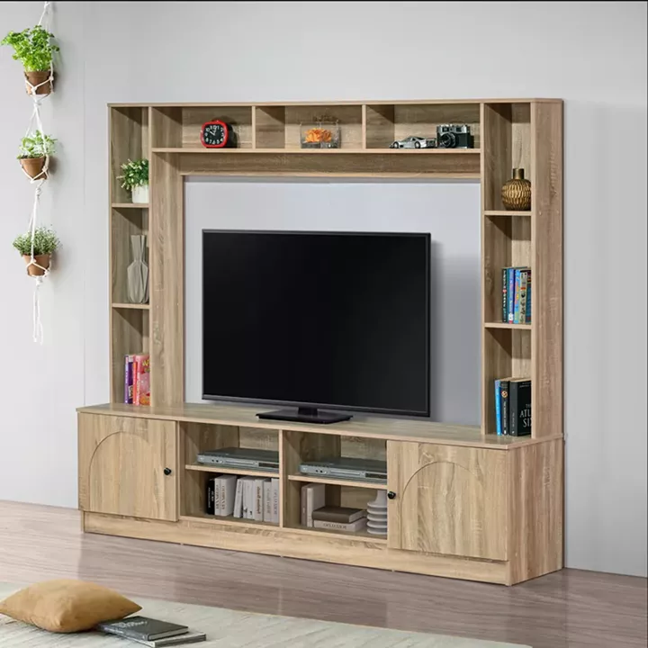 Tv set Ambera pakoworld sonoma color 200x40x171.5cm