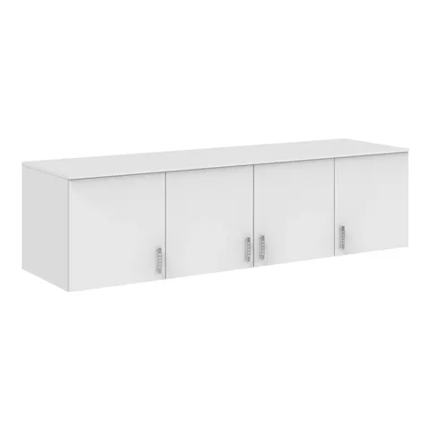Royal pakoworld four-leaf wardrobe loft white 200x58x53cm