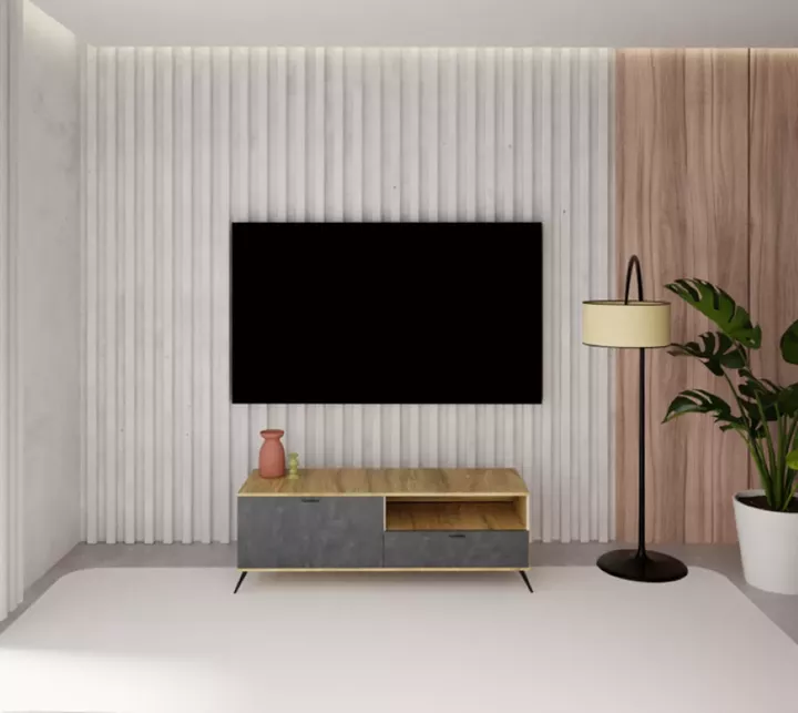 TV ECO-801 μελί-μαύρη πέτρα