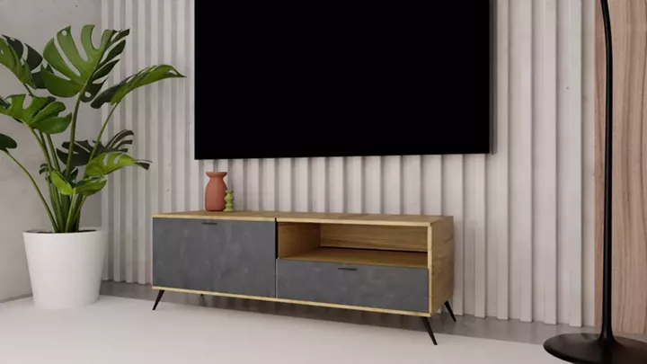 TV ECO-801 μελί-μαύρη πέτρα