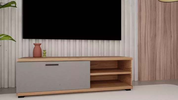 TV ECO-802 καρυδί-γκρι