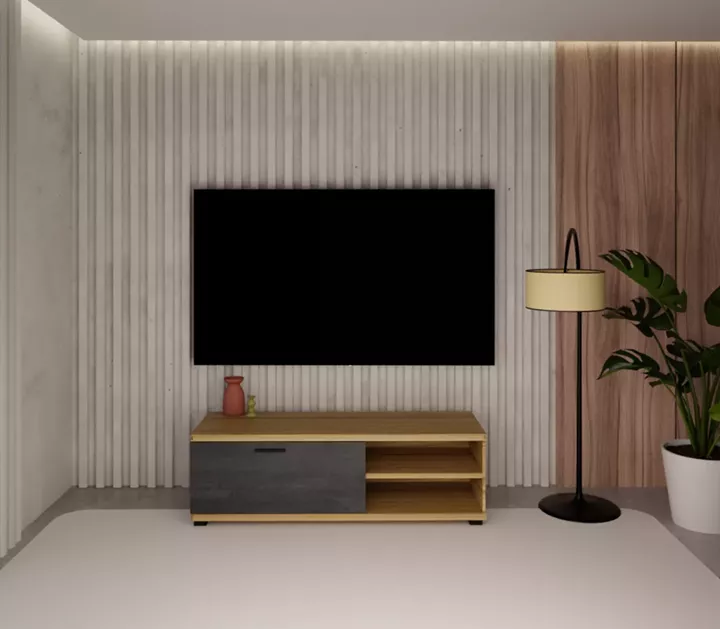 TV ECO-802 μελί-μαύρη πέτρα