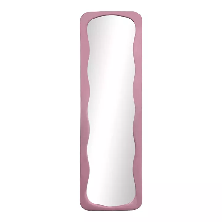 Καθρέπτης Lezour pakoworld βελούδο σε σάπιο μήλο απόχρωση 50x5x170εκ