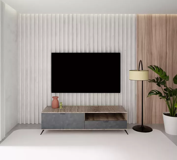 TV ECO-804 σταχτί - μαύρη πέτρα