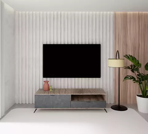 TV ECO-804 σταχτί - μαύρη πέτρα