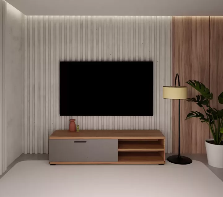 TV ECO-805 καρυδί - γκρι