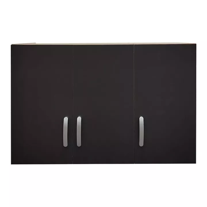 Πατάρι ντουλάπας τρίφυλλο Lego pakoworld σε sonoma-ανθρακί απόχρωση 90x41.5x60εκ