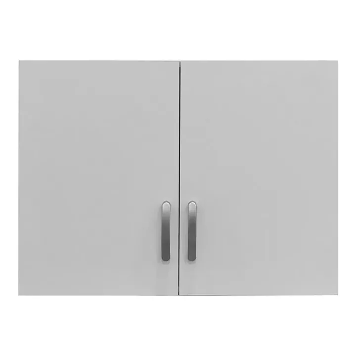 Two-door wardrobe loft Lego pakoworld in white color 79x41.5x60cm