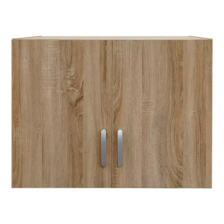 Two-door wardrobe loft Lego pakoworld in sonoma color 79x41.5x60cm