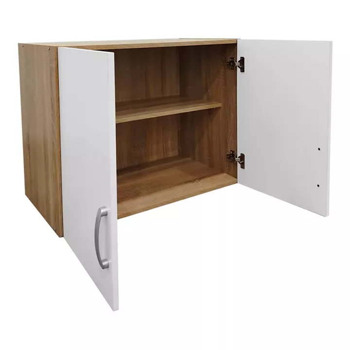 Πατάρι ντουλάπας δίφυλλο Lego pakoworld σε sonoma-λευκή απόχρωση 79x41.5x60εκ