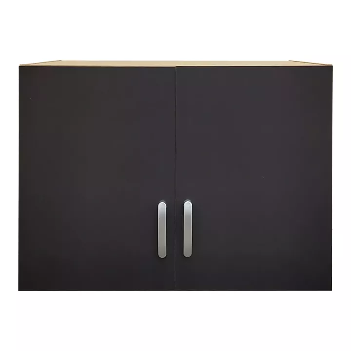 Πατάρι ντουλάπας δίφυλλο Lego pakoworld σε sonoma-ανθρακί απόχρωση 79x41.5x60εκ