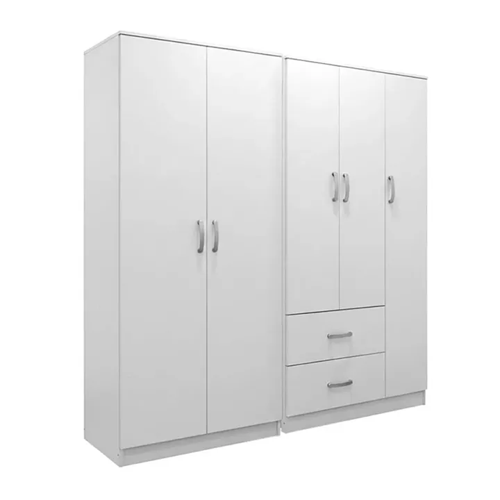 LegoI  pakoworld five-door wardrobe white 170x42x180cm