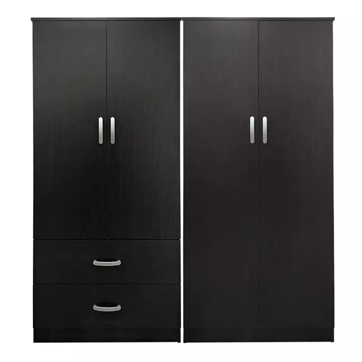 Lego pakoworld wenge four-door wardrobe 160x42x180cm