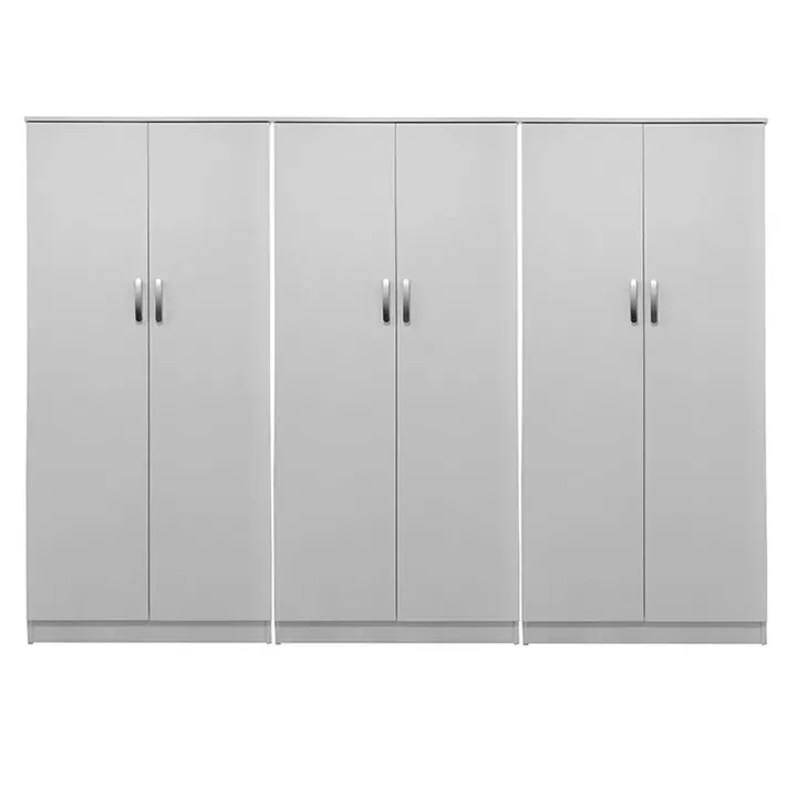 Lego II six-door wardrobe pakoworld white 240x42x180cm