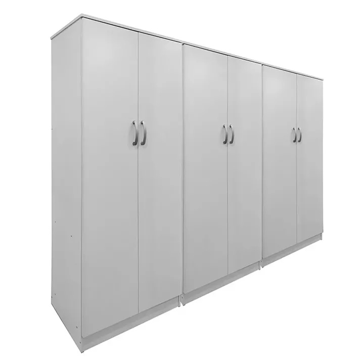 Lego II six-door wardrobe pakoworld white 240x42x180cm