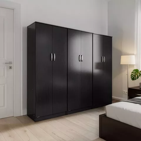 Lego pakoworld six-door wardrobe wenge 240x42x180cm