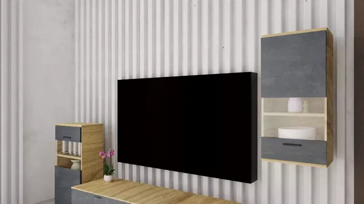 Σύνθεση ECO-1A μελί - μαύρη πέτρα