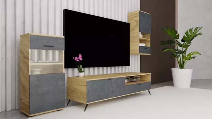 Σύνθεση ECO-1A μελί - μαύρη πέτρα