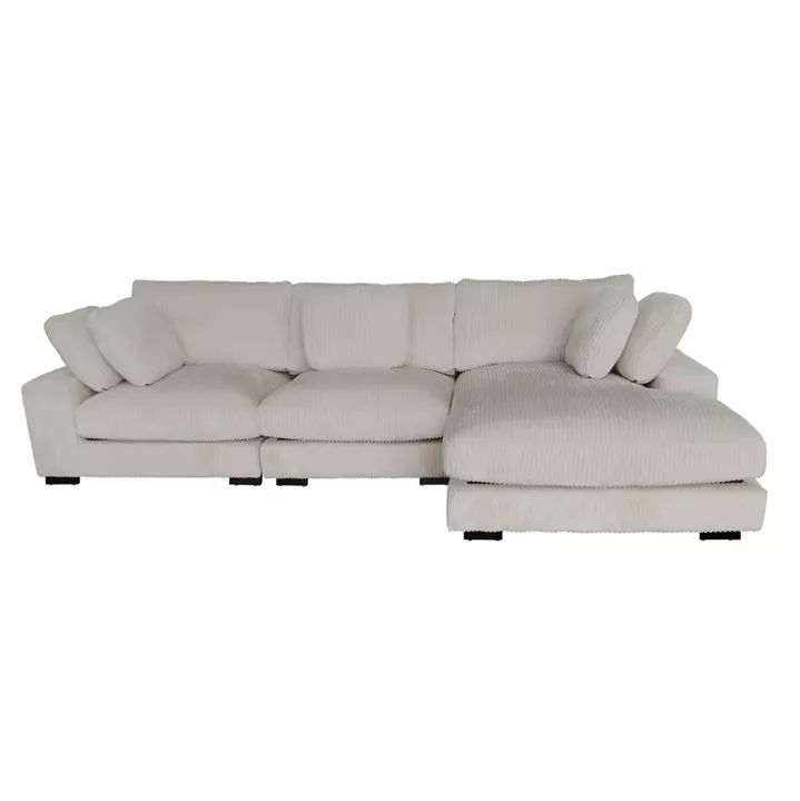 ΚΑΝΑΠΕΣ ΔΕΞΙΑ ΓΩΝΙΑ CRANFIELD HM3287.02R ΜΠΕΖ ΡΙΓΕ ΥΦΑΣΜΑ 313x169(γωνία)x80Υεκ.