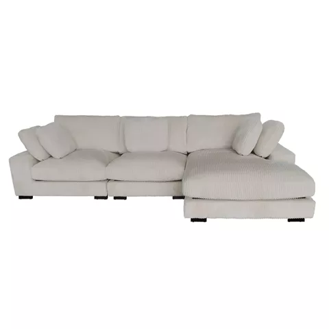 ΚΑΝΑΠΕΣ ΔΕΞΙΑ ΓΩΝΙΑ CRANFIELD HM3287.02R ΜΠΕΖ ΡΙΓΕ ΥΦΑΣΜΑ 313x169(γωνία)x80Υεκ.