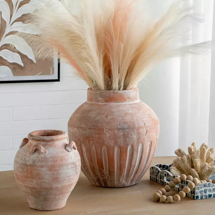 Artekko Candia Βάζο από Τερακότα (34.5x34.5x36.5)cm