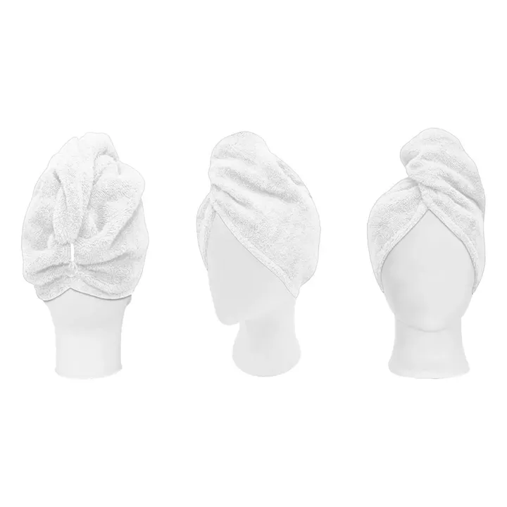 Beauty Home Πετσέτα μαλλιών Turban Art 3407 Λευκό