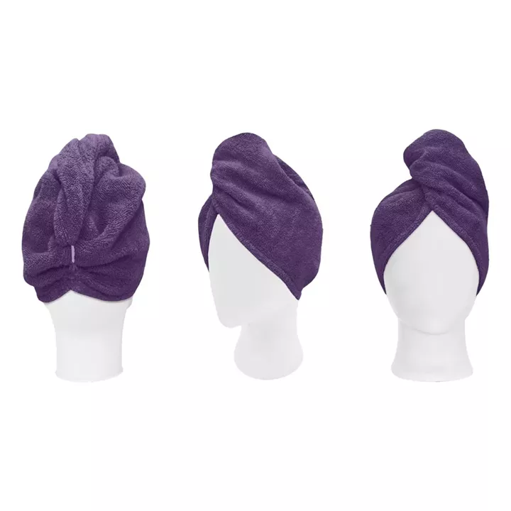 Beauty Home Πετσέτα μαλλιών Turban Art 3408 Μωβ