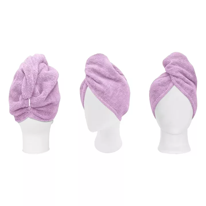 Beauty Home Πετσέτα μαλλιών Turban Art 3409 Λιλά