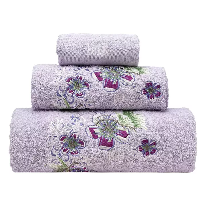 Beauty Home Σετ πετσέτες Art 3390 Σετ 3τμχ Λιλά