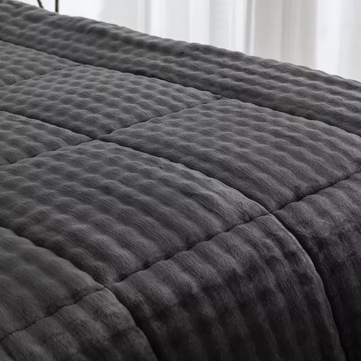 Beauty Home Κουβερτοπάπλωμα υπέρδιπλο Art 12513 220x240 Ανθρακί