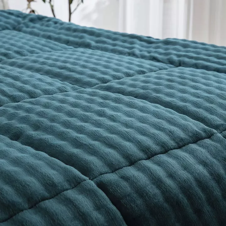 Beauty Home Κουβερτοπάπλωμα υπέρδιπλο Art 12514 220x240 Πετρόλ