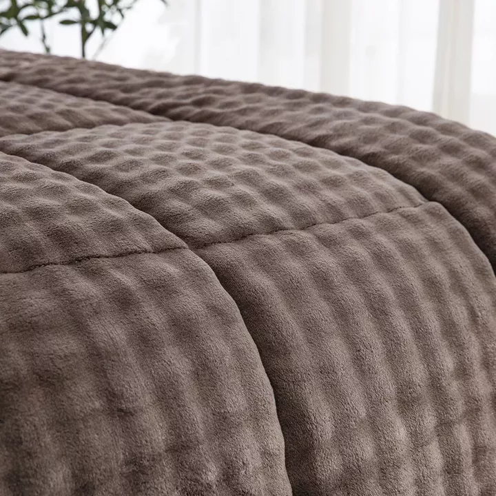 Beauty Home Κουβερτοπάπλωμα υπέρδιπλο Art 12515 220x240 Μόκα