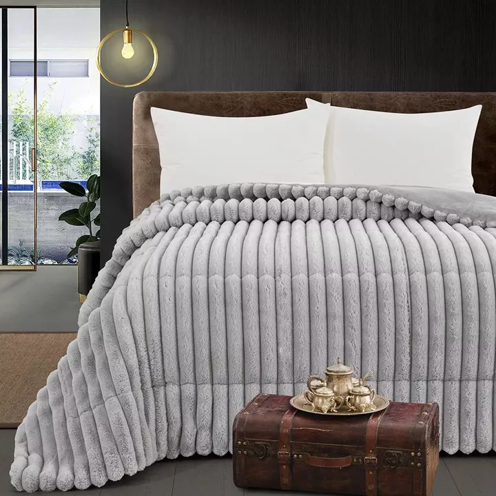 Beauty Home Κουβερτοπάπλωμα υπέρδιπλο Art 12522 220x240 Γκρι