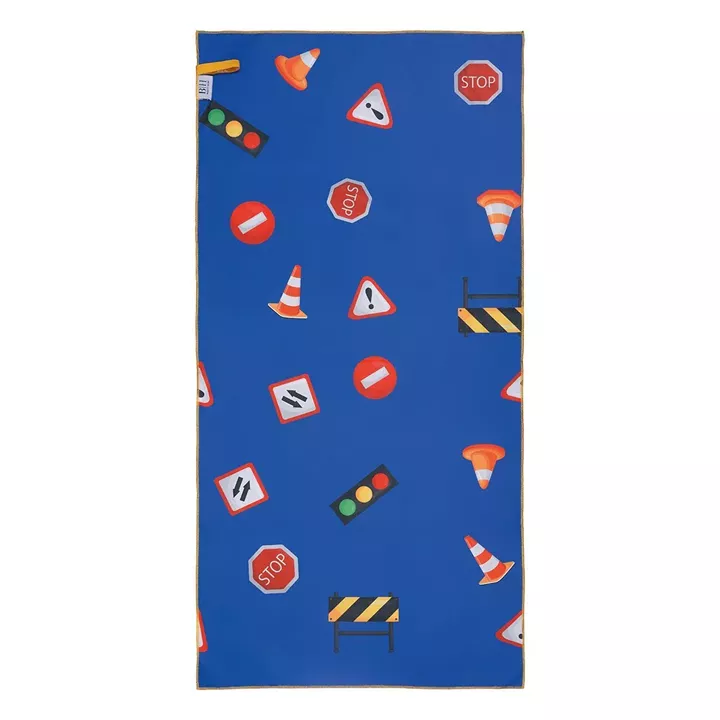 Beauty Home Πετσέτα θαλάσσης διπλής όψης παιδική Microfiber Αrt 2261 Μπλε