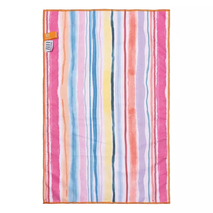 Beauty Home Πετσέτα κουζίνας διπλής όψης Microfiber Art 8652 40x60 Φουξ