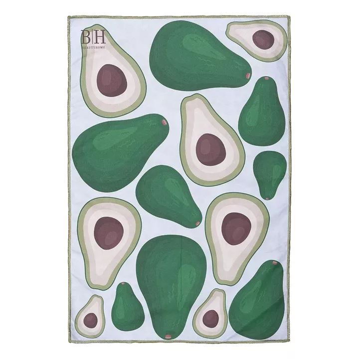 Beauty Home Πετσέτα κουζίνας διπλής όψης Microfiber Art 8656 40x60 Πράσινο