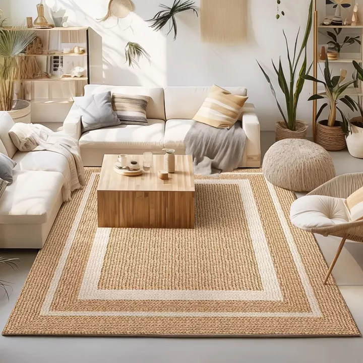 Beauty Home Πατάκι Tropic Art 9138 65x150 Μπεζ,Λευκό