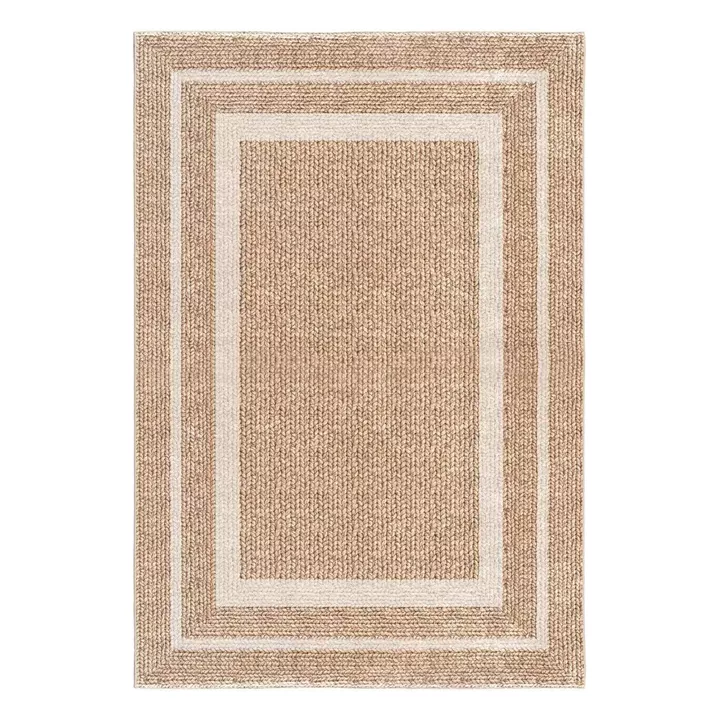 Beauty Home Πατάκι Tropic Art 9138 65x150 Μπεζ,Λευκό