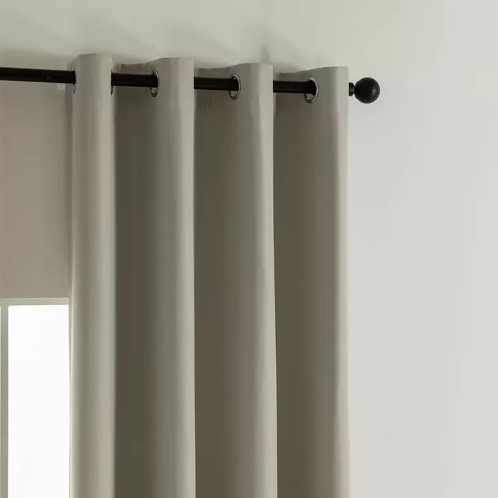 Beauty Home Κουρτίνα Full Blackout σκίασης με 8 κρίκους Soft Art 8391 Dark Beige-3 140x270 Σκούρο Μπεζ