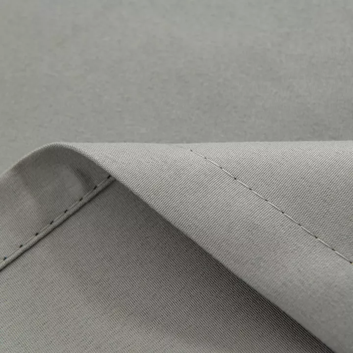 Beauty Home Κουρτίνα Full Blackout σκίασης με 8 κρίκους Soft Art 8391 Grey-11 140x270 Γκρι