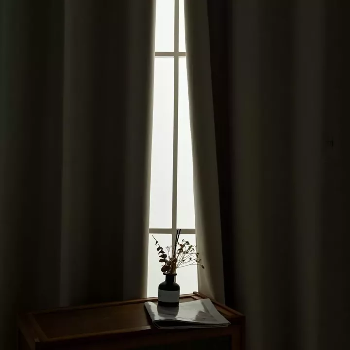 Beauty Home Κουρτίνα Full Blackout σκίασης με 8 κρίκους Soft Art 8391 Beige 140x270 Άμμου