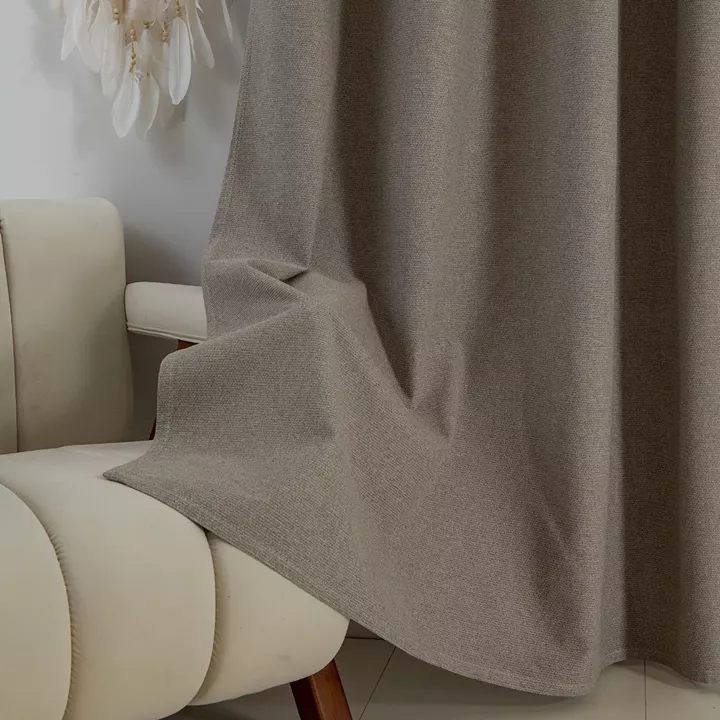 Beauty Home Κουρτίνα Full Blackout σκίασης με 8 κρίκους Elite Art 8392 Beige-Νο5 140x270 Μπεζ