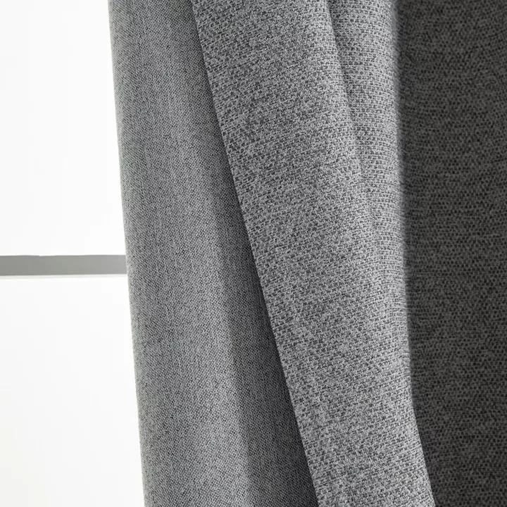 Beauty Home Κουρτίνα Full Blackout σκίασης με 8 κρίκους Elite Art 8392 Grey-Νο7 140x270 Σκούρο Γκρι