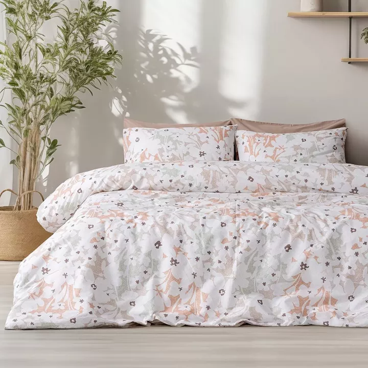 Beauty Home Σετ κουβερλί υπέρδιπλο Anthia Αrt 12253 220x240 Μπεζ